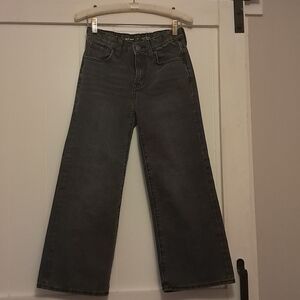 Old Navy Charcoal Wide-Leg Jeans
